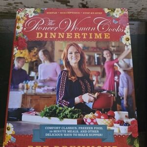 The Pioneer Woman Cooks Dinnertime Cookbook - Red and Yellow
